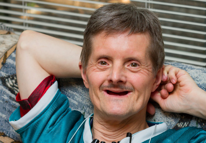 senior man smiling